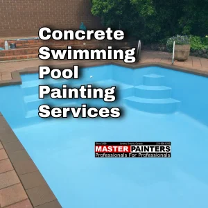 Concrete Swimming Pool Painting with Master Painters London Ontario