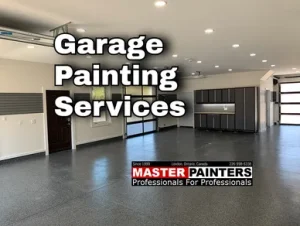 Garage painting services with Master Painters London Ontario