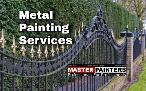 Metal painting with Master Painters London Ontario