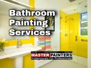 Bathroom painting with Master Painters London Ontario