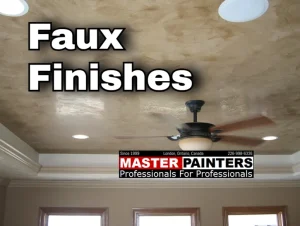 Faux painting with Master Painters London Ontario