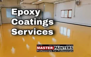 Epoxy coatings with Master Painters London Ontario