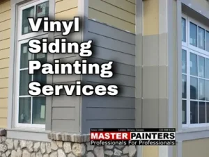 Vinyl siding painting with Master Painters London Ontario