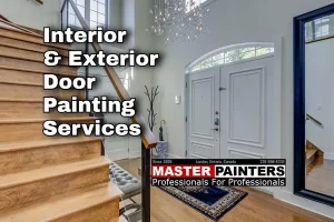 DOOR PAINTING SERVICES with MASTER PAINTERS of LONDON ONTARIO