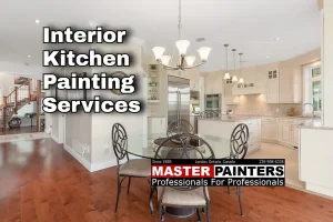 KITCHEN PAINTING SERVICES with MASTER PAINTERS of LONDON ONTARIO
