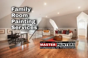 FAMILY ROOM PAINTING SERVICES with MASTER PAINTERS of LONDON ONTARIO