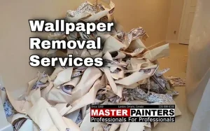 WALLPAPER REMOVAL SERVICES with MASTER PAINTERS of LONDON ONTARIO