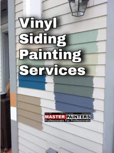 VINYL SIDING PAINTING SERVICES with MASTER PAINTERS of LONDON ONTARIO