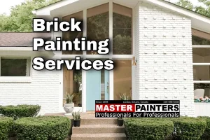 Brick Staining or Brick Painting - Master Painters London Ontario