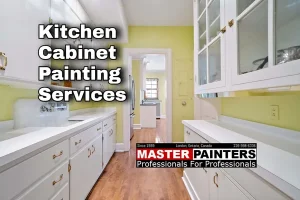 KITCHEN CABINET PAINTING SERVICES with MASTER PAINTERS of LONDON ONTARIO
